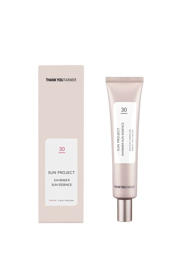 Thank You Farmer Sun Project Shimmer Sun Essence SPF30 PA++ Işıltılı Güneş Kremi 40 ml - 2