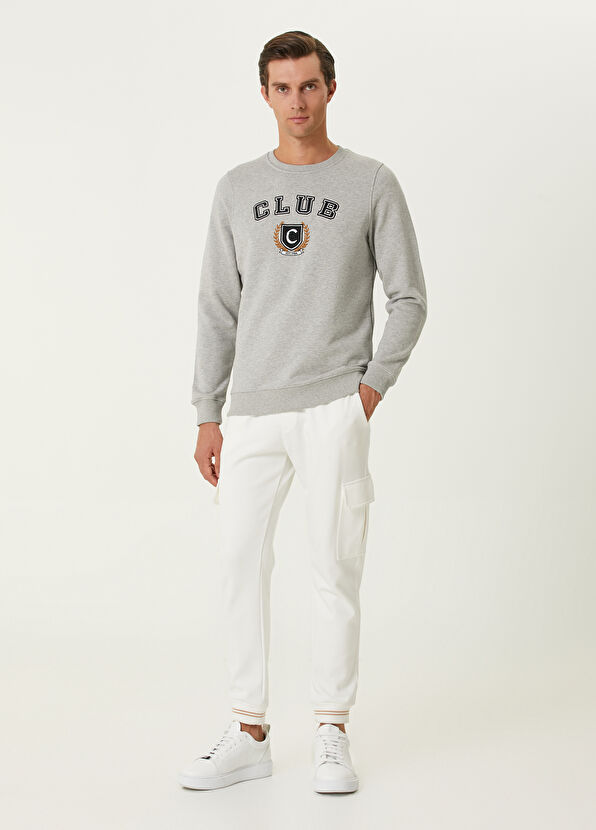 Beymen Club Club Kolej Gri Melanj Sweatshirt - 3