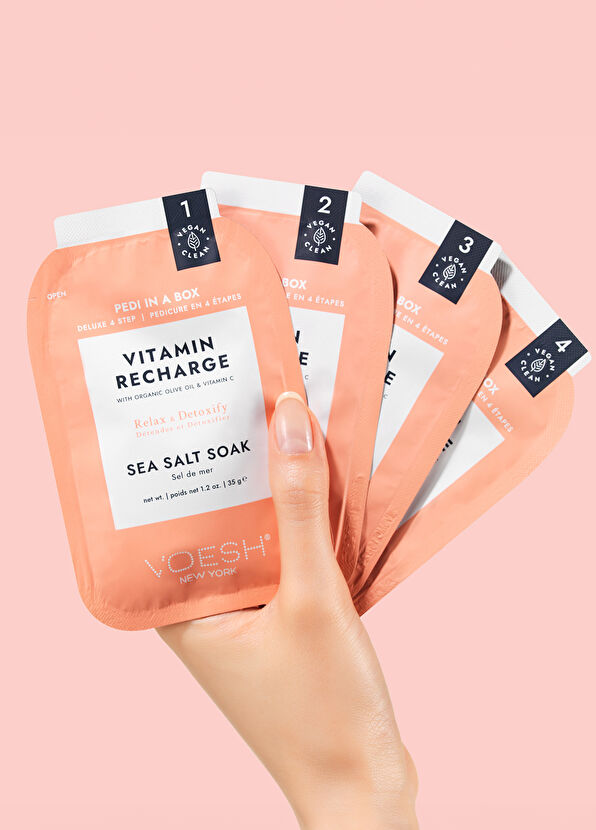 Voesh New York Pedi In A Box Deluxe Vitamin Recharge 4 Adımlı Pedikür Seti - 3