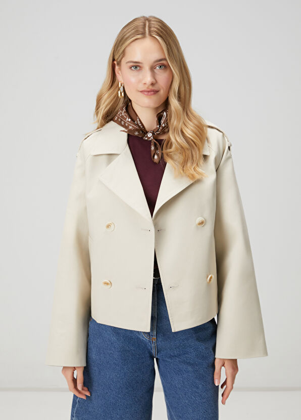 Beymen Club Taş Kruvaze Twill Mont - 1