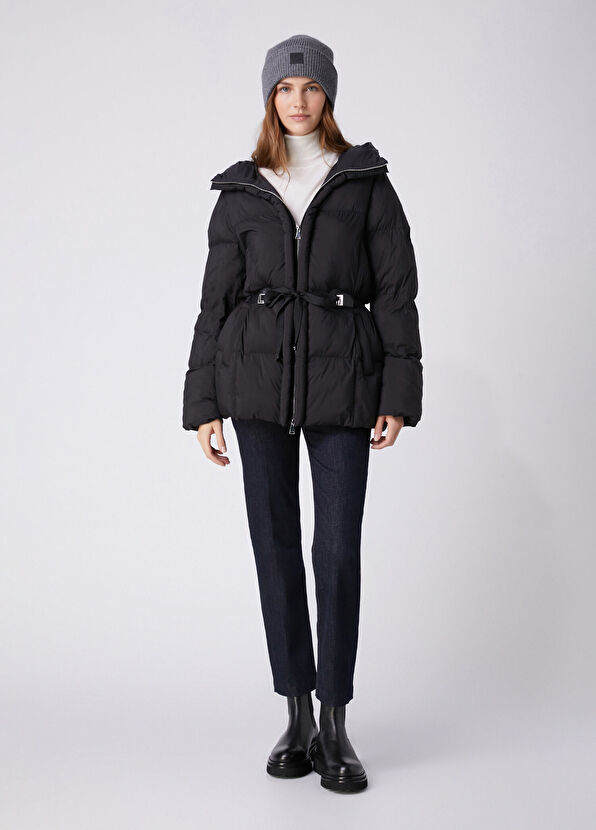 Beymen Club Black Hooded Puffer Coat - 3