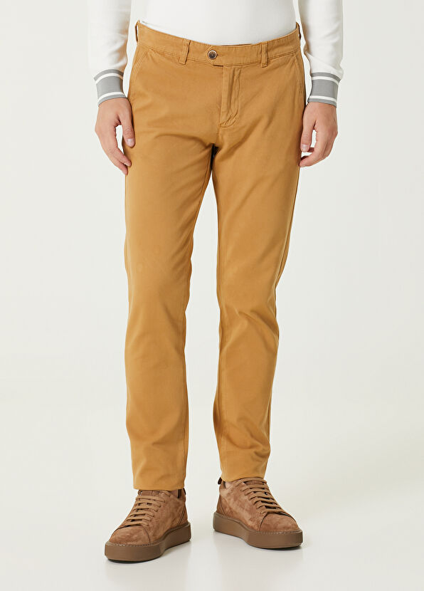 Beymen Club Slim Fit Camel Pantolon - 2