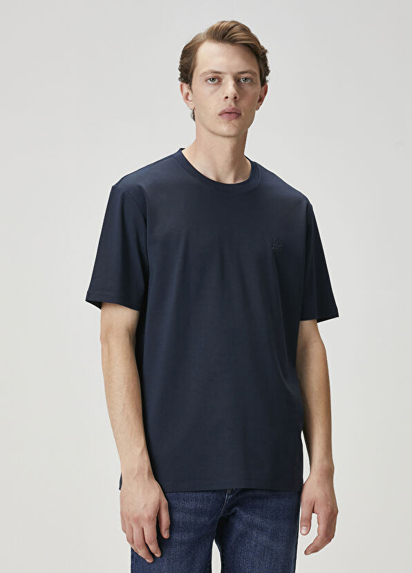 Beymen Club Relax Fit Navy Blue T-Shirt - 1