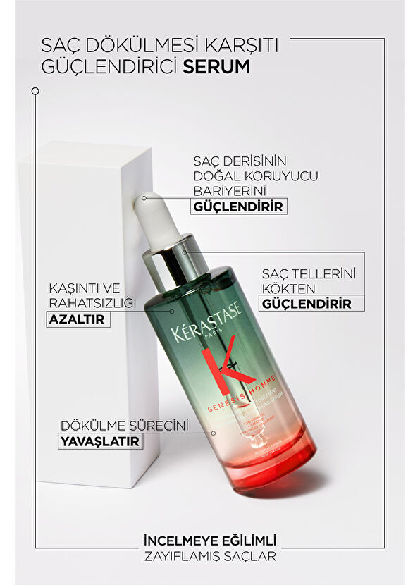 Kerastase Genesis Homme Saç Dökülme Karşıtı Güçlendirici Saç Serumu 90 ml - 2