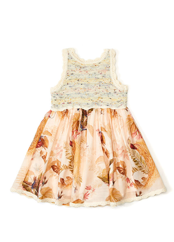 Zimmermann Çok Renkli Kız Çocuk Elbise - 2