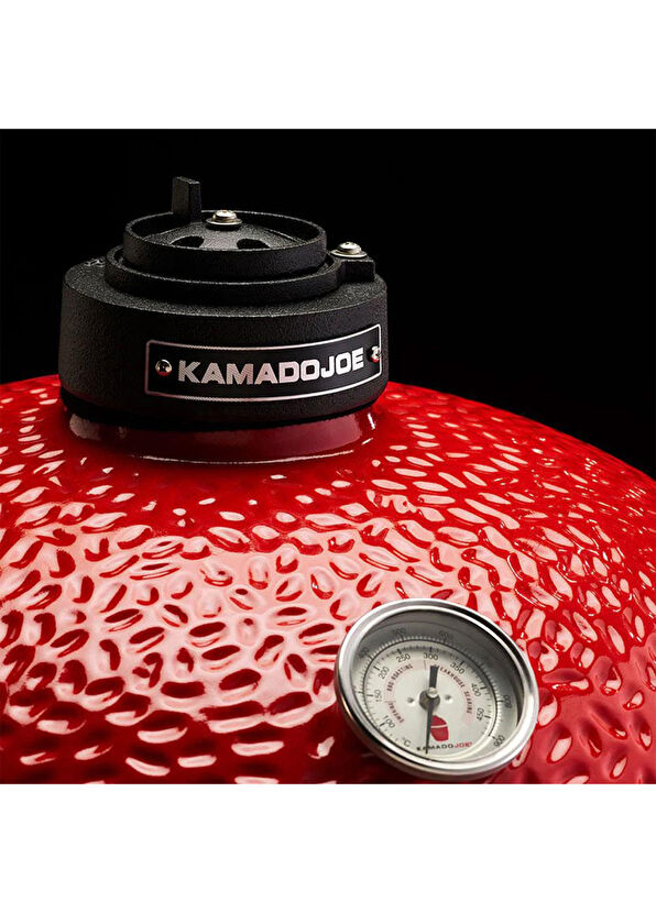 Kamado Joe Big Joe I Kırmızı Seramik Kömürlü Barbekü - 4