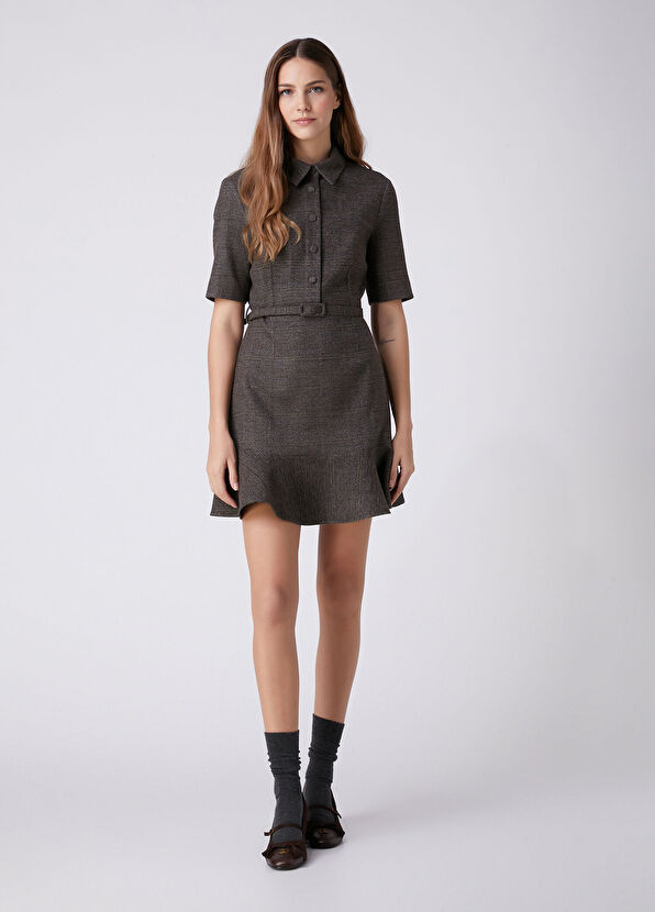 Beymen Club Brown Mini Dress - 3