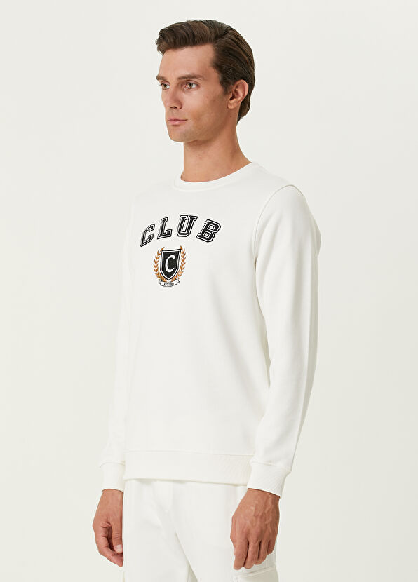 Beymen Club Club College Off-White Sweatshirt - 4