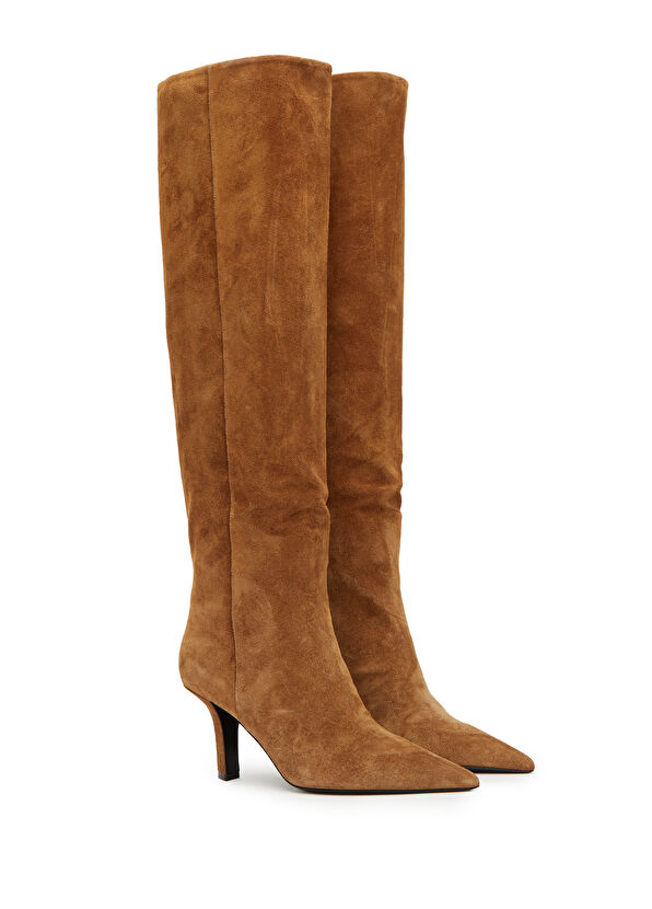 Christine Konyak Kadın Süet Çizme - Görsel 4