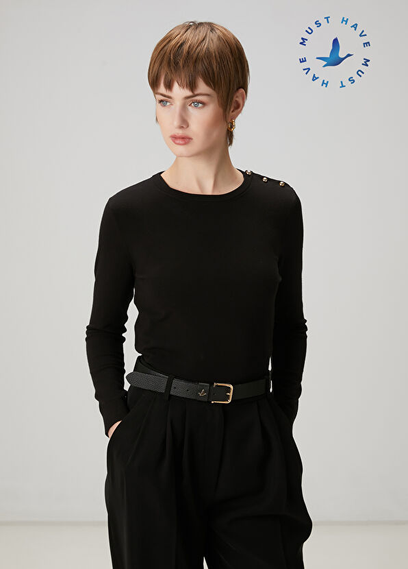 Beymen Club Siyah Basic Kazak - 1