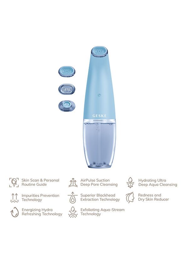 Geske 8 in 1 Blue Skin Cleaning Device - 3