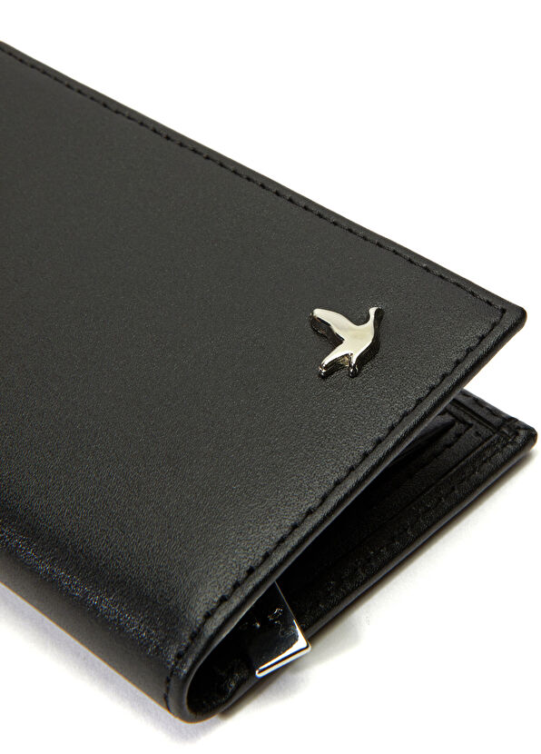 Beymen Club Black Men's Leather Card Holder - 4