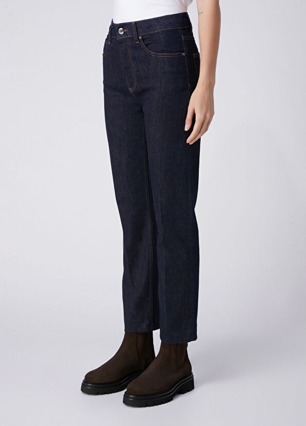 Beymen Club Straight Fit Lacivert Jean Pantolon - 2