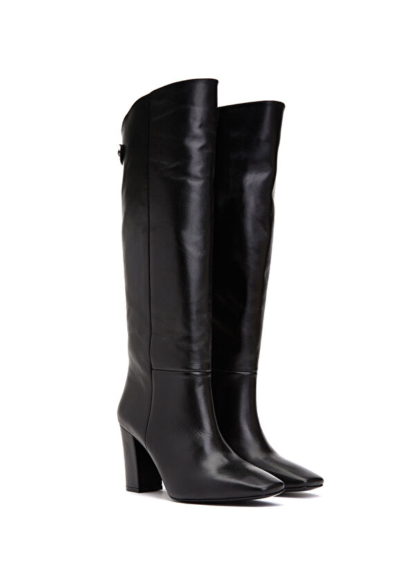Beymen Club Black Women's Leather Boots - 2