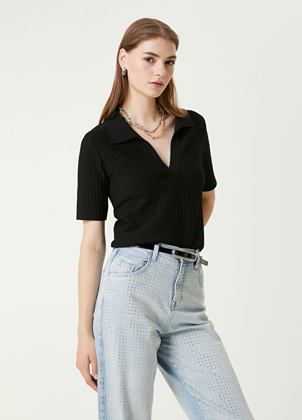 Beymen Club Siyah Dar Kalıp Triko - 1