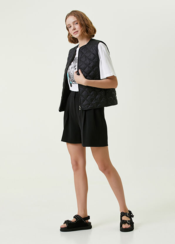 Beymen Club Black Quilted Vest - 2