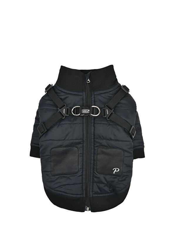 Resim Stratus Dog Jumper Siyah Tasmalı Köpek Montu 