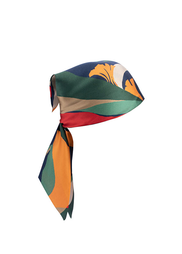 Sibi Hats Masha Patterned Silk Women's Bandana - 1