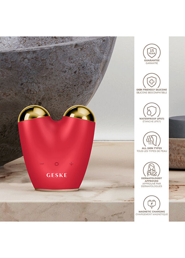 Geske MicroCurrent Face Lifter Vibrating Microcurrent Anti-Aging Face and Body Tightening Device  - 2