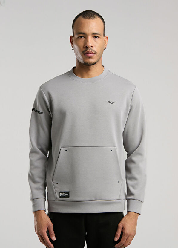 Everlast Champions Collection Gri Erkek Spor Sweatshirt - 1