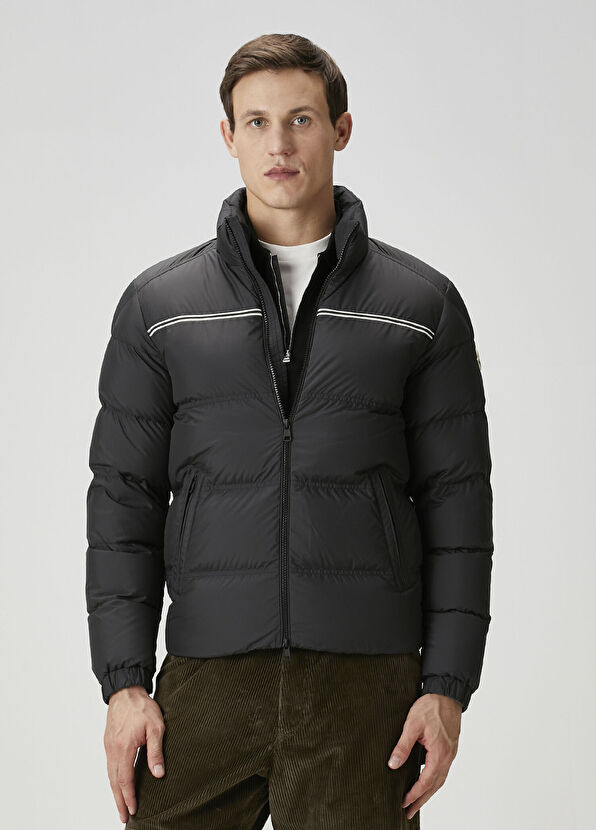 Siyah Puff Mont - Görsel 4