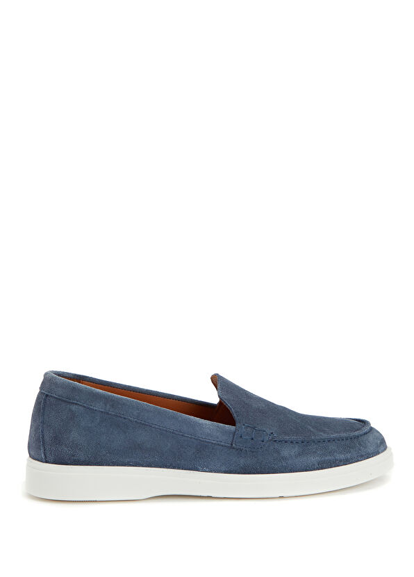 Beymen Club Blue Women's Suede Loafer - 1
