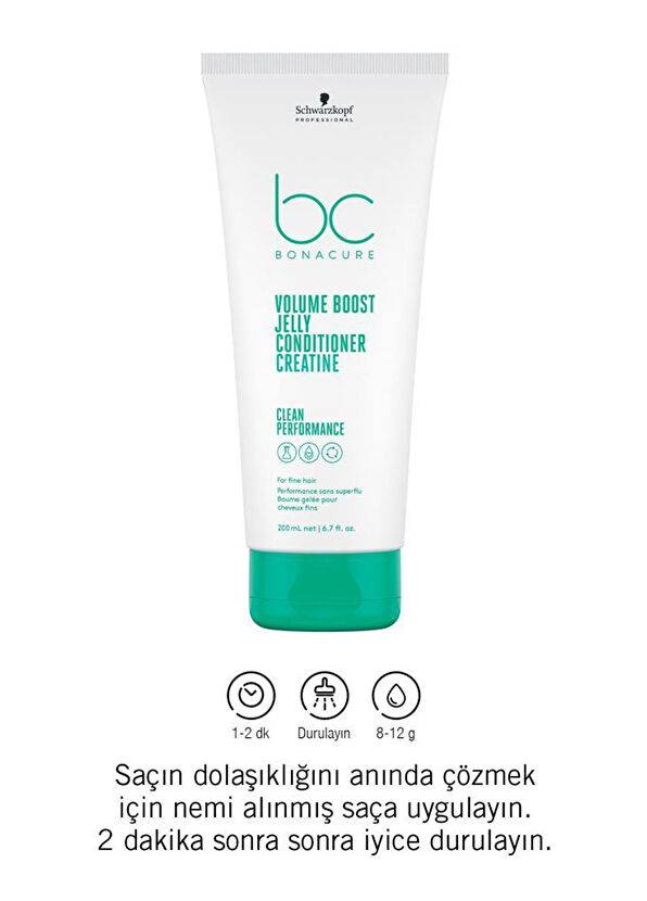 Bonacure Hacim Arttırıcı İnce Telli Saçlar İçin Dolgunluk Veren Jel Saç Kremi 200 ml  - 3
