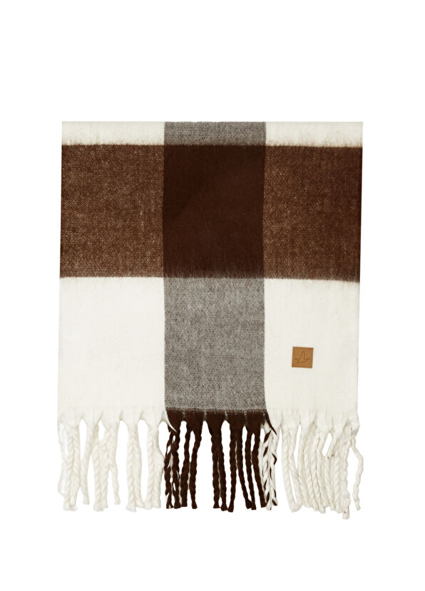 Beymen Club Plaid Patterned Women's Scarf - 1