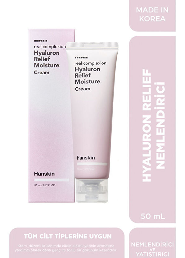 Hanskin Hyaluron Relief Water Sun Cream- SPF50+ Pa++++ Sunscreen for All Skin Types 50 ml - 2