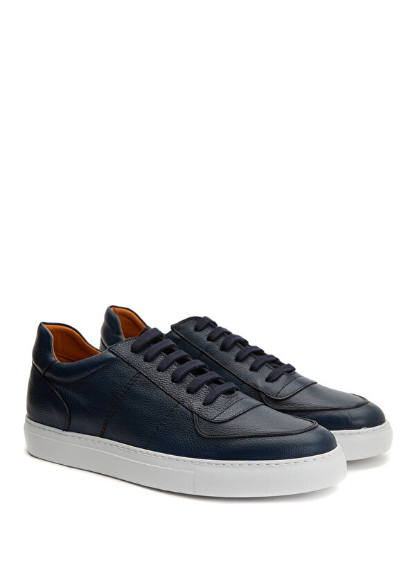 Beymen Club Lacivert Erkek Deri Sneaker - 2