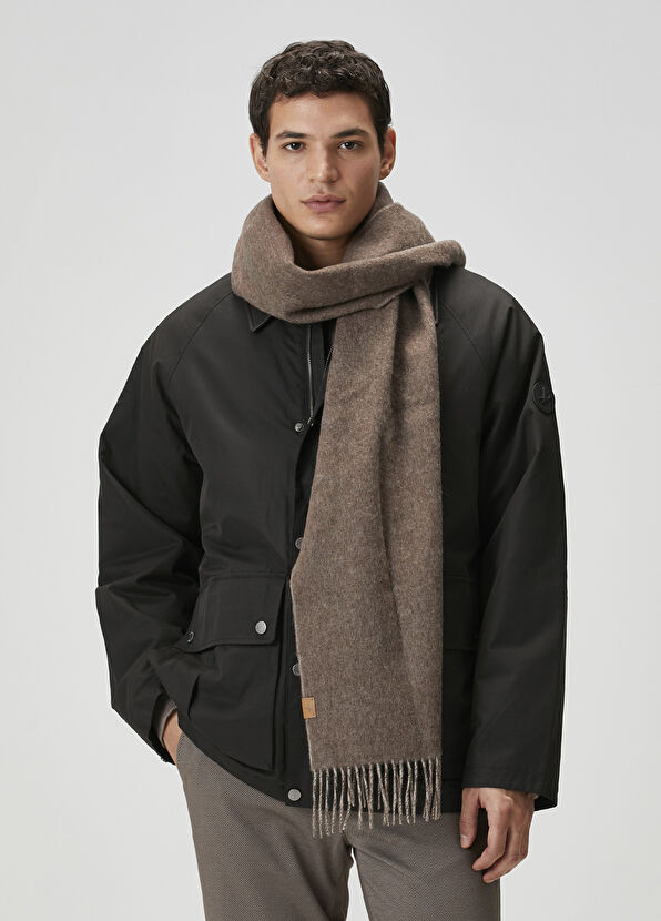 Beymen Club Vizon Krem Erkek Yün Kaşmir Karışımlı Atkı - 4