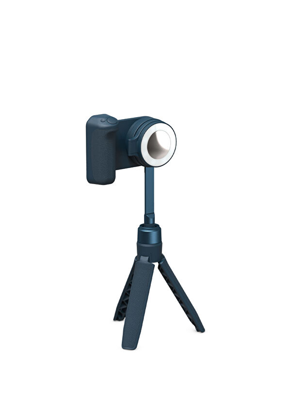 ShiftCam SnapGrip Mavi MagSafe Uyumlu Kablosuz Şarjlı Bluetooth Deklanşörlü 180° Dönebilen Çok Yönlü Mobil Çekim Seti - 2