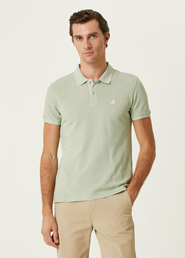 Beymen Club Slim Fit Açık Yeşil Polo Yaka T-shirt - 1
