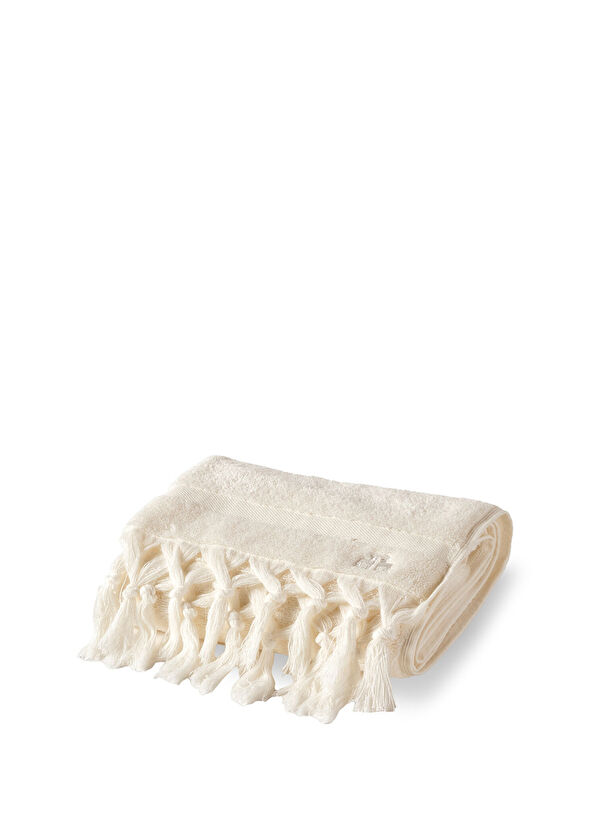 Ren Home Jumbai Light Ekru Pamuklu El Havlusu 50x100 cm - 1