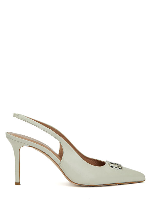 Beymen Club Ecru Leather Pump - 1