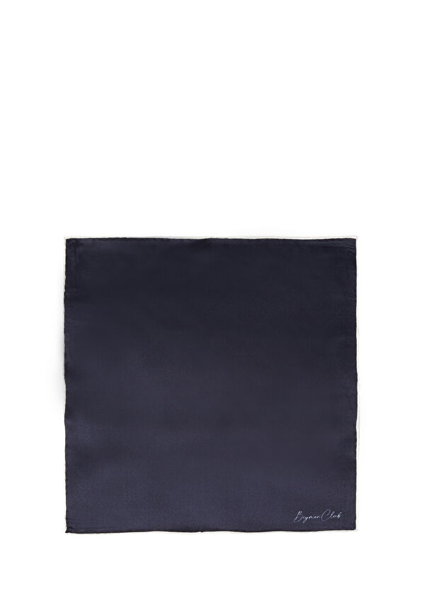 Beymen Club Lacivert Klasik İpek Poşet Mendil - 1
