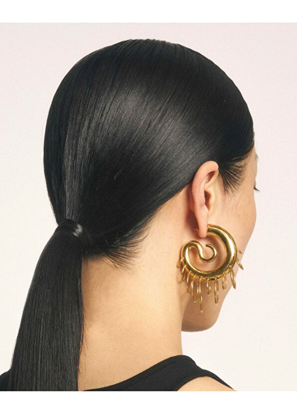 Panconesi Pierced Serpent Medium Women's Earrings - 2