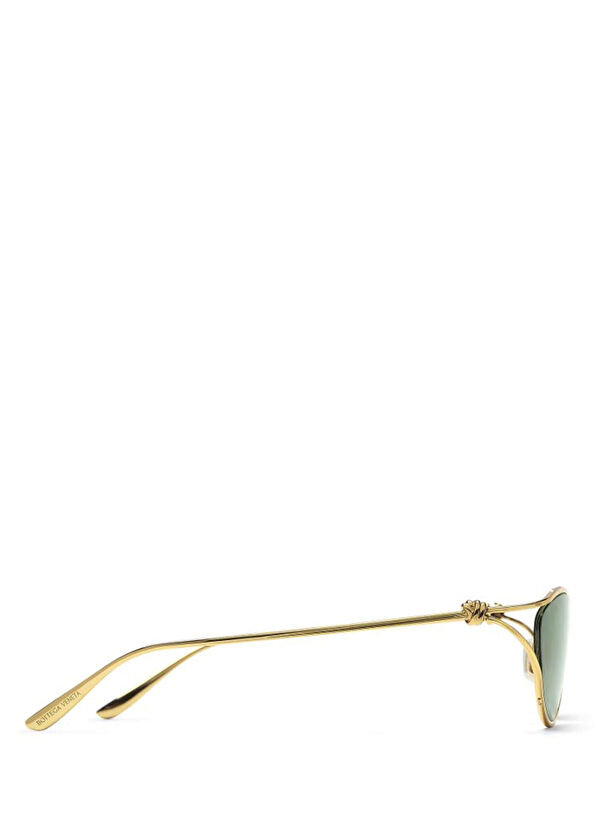 Bottega Veneta Gold Yeşil Kadın Güneş Gözlüğü - 2