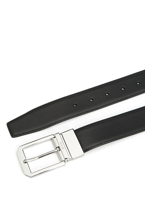 Siyah Erkek Deri Kemer - Görsel 3