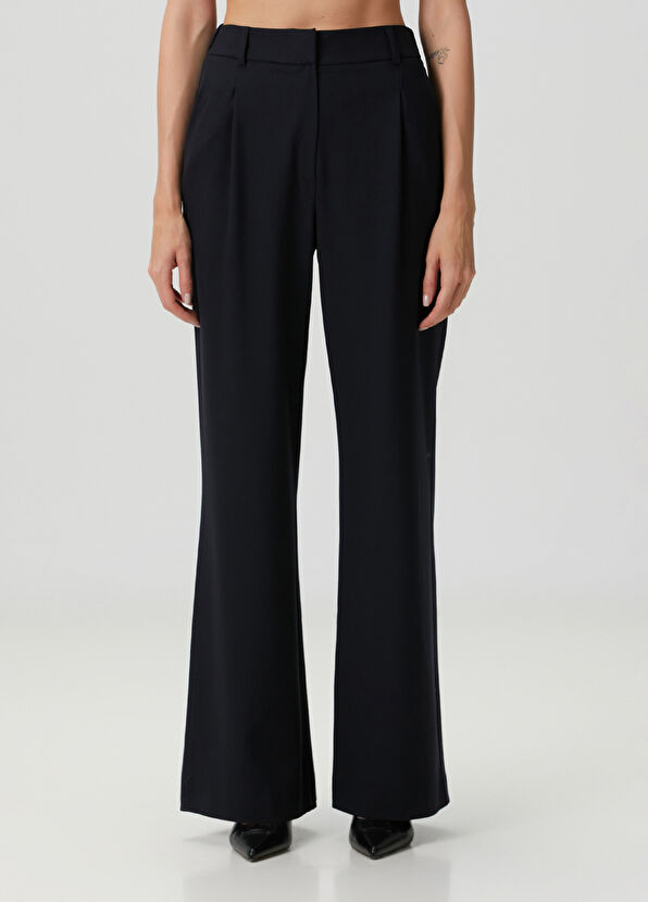 Beymen Club Lacivert Geniş Paça Pantolon - 2