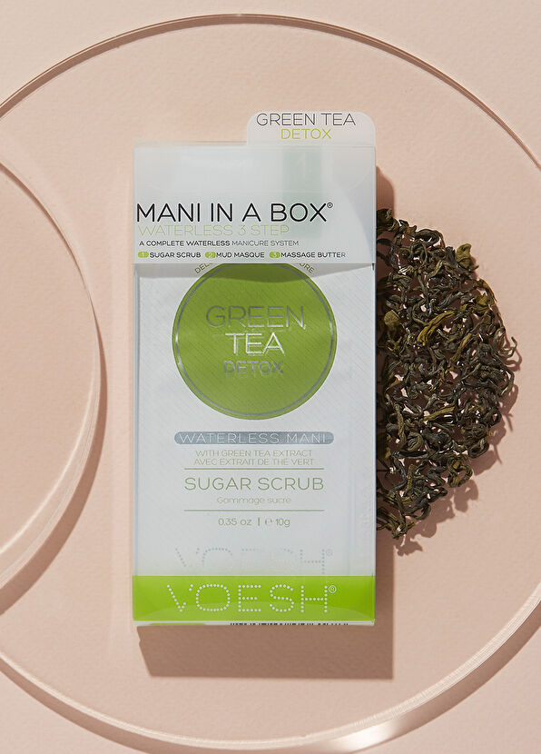 Voesh New York Mani In A Box Deluxe Green Tea Detox 3-Step Manicure Set - 2