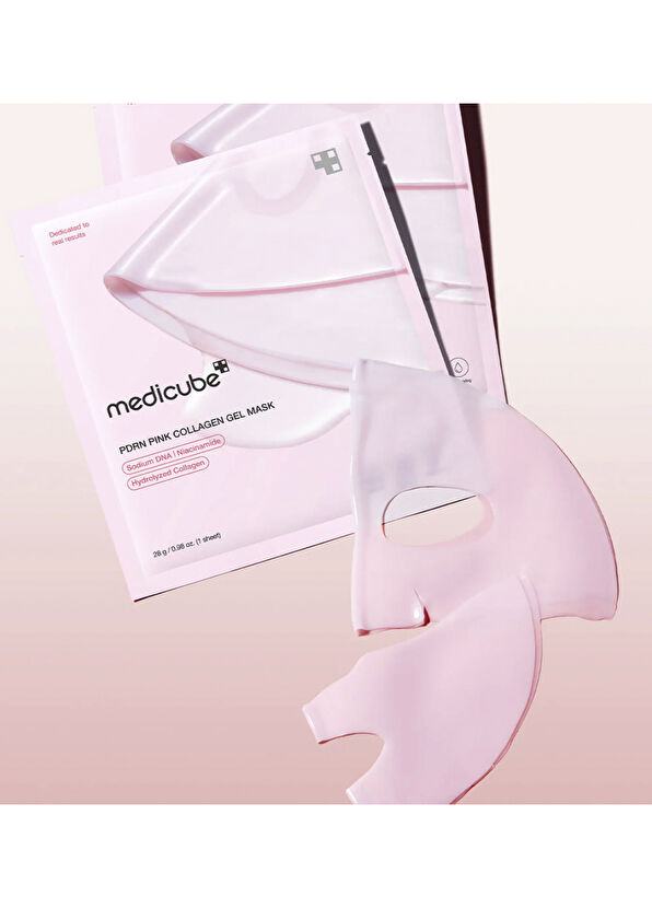 Medicube PDRN Pink Collagen Gel Mask Elastikiyet Koruyucu & Besleyici Kolajenli Jel Yüz Maskesi 28 gr - 2