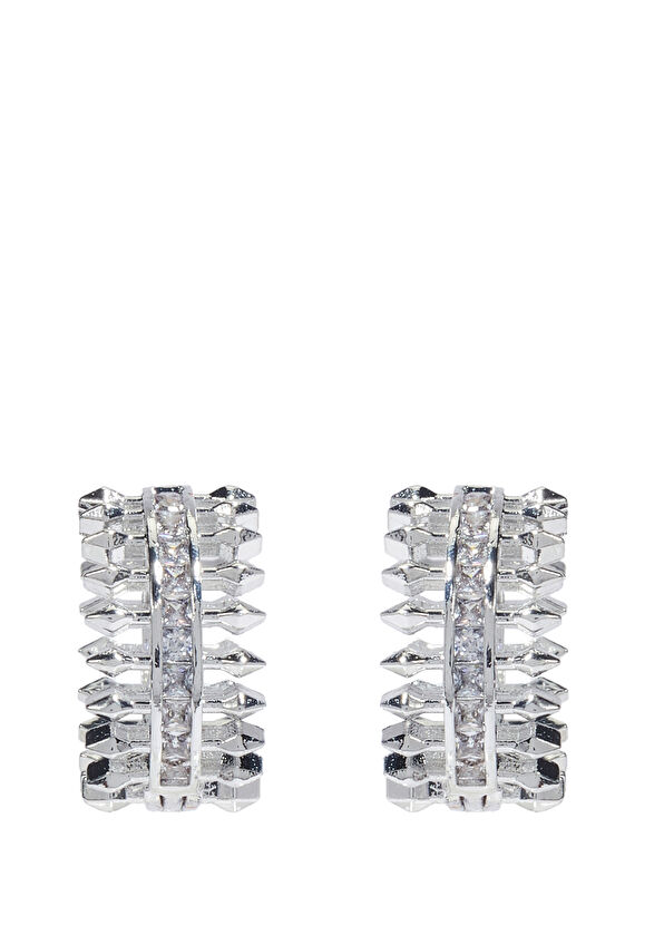 Beymen Club Silver Kadın Halka Küpe - 2