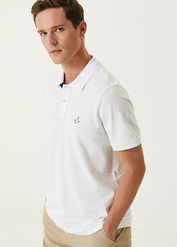 Beymen Club Comfort Fit White Polo T-shirt - 2