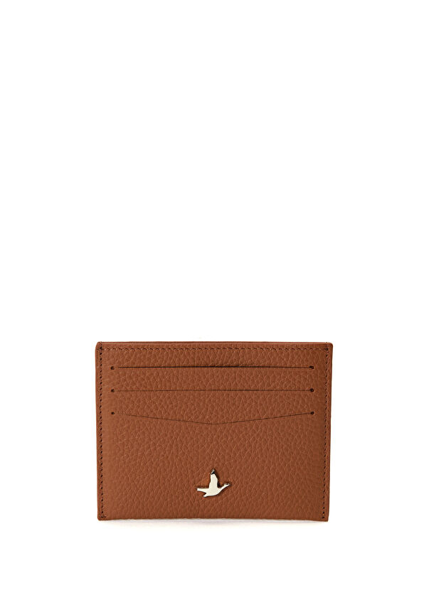 Beymen Club Tan Men's Leather Card Holder - 1