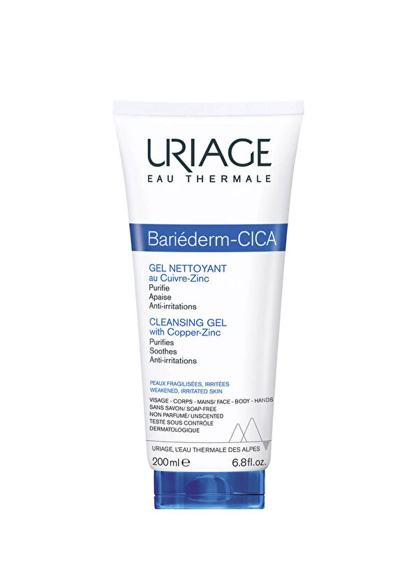 Uriage Barıederm Repairing and Soothing Face and Body Cleansing Gel 200 ml - 1
