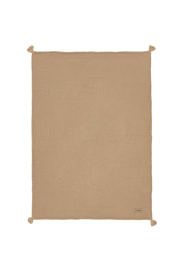 Nobodinoz Wabi Sabi Sesame Double Layer Muslin Baby Blanket 65 x 100 cm - 2