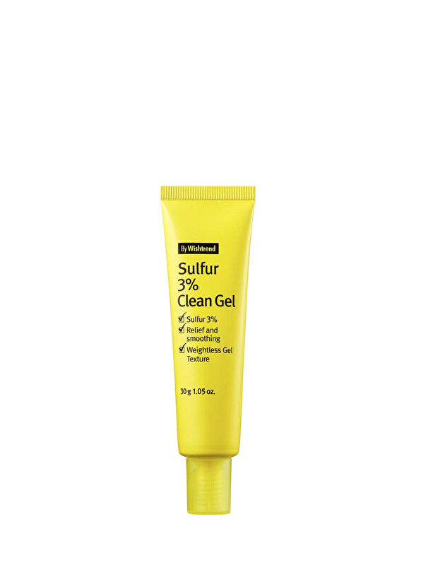 By Wishtrend Sulfur 3% Clean Gel Kükürtlü Kurutucu Akne Kremi 30 gr - 1