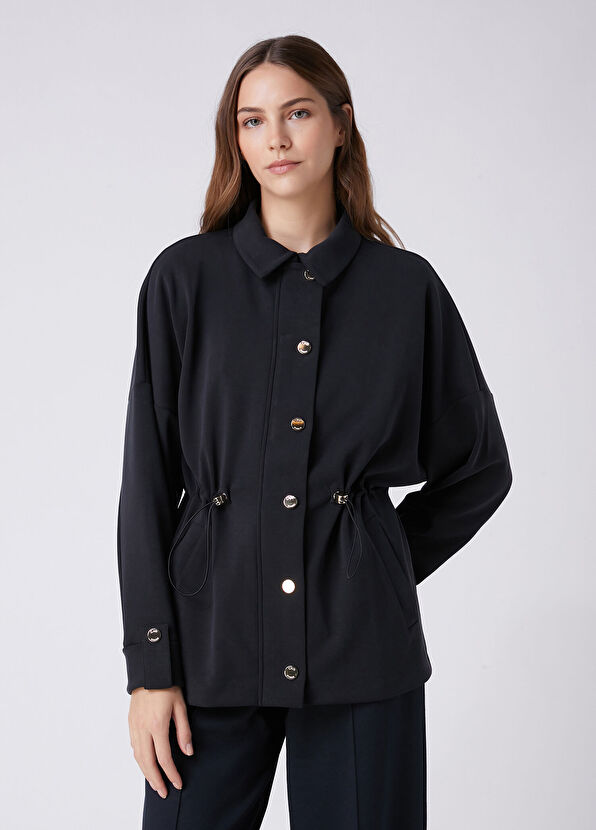 Beymen Club Black Drawstring Waist Sweatshirt - 1