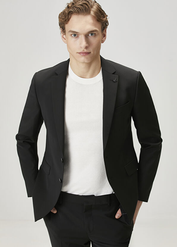 Beymen Club Drop 6 Black Wool Blend Suit - 2